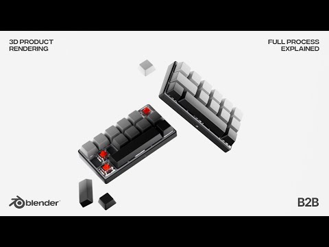 Realistic Product Rendering in Blender under 10min. Modeling | Texturing | Lighting.