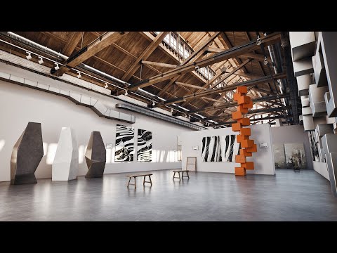 Archinteriors for UE vol. 10 - collection of 5 art exhibitions 3d scenes for Unreal Engine