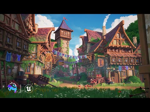 Modular Stylized Medieval Village | Available for Unity &amp; Unreal Engine | Game-Ready Assets
