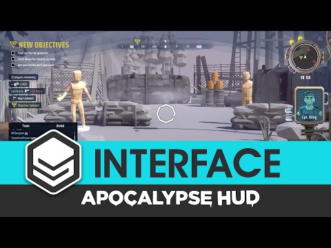 INTERFACE - Apocalypse HUD (Gameplay Demo) - Low Poly Art by #syntystudios