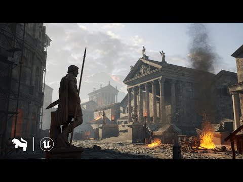 Roman Volcanic Temple | Unreal Engine | Game-Ready Assets