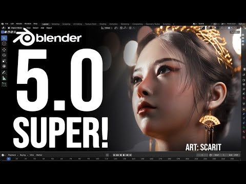 Blender 5.0 - New Tools, Nodes, Modes &amp; More!
