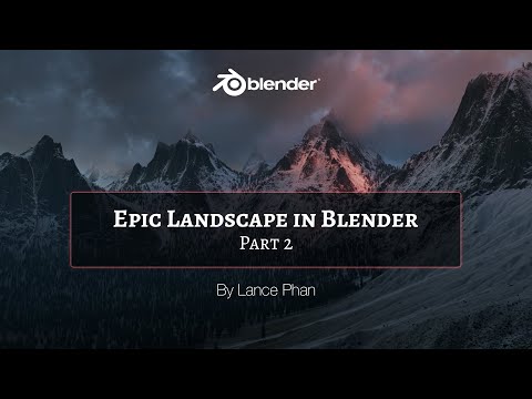 Creating Epic Landscape in Blender - Part 2