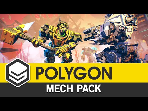 POLYGON Mech - (Trailer) 3D Low Poly Art for Games by #SyntyStudios