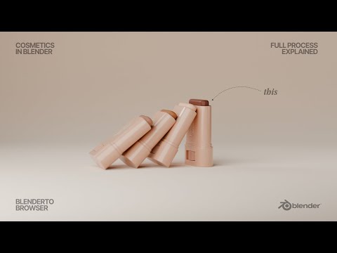 Make this under 10 mins in Blender. texturing, lighting. Product visualization | full tutorial.