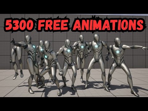 Get 5300 Triple A Unreal Engine 5 Animations for Free