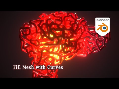 [Tut] Fill Mesh with Curves without Intersections using Volume Grid - Blender 5.0+