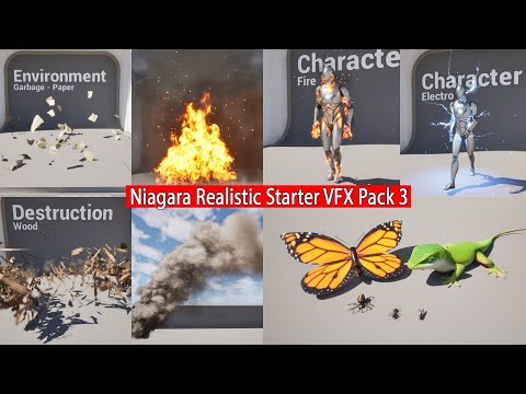 Niagara Realistic Starter VFX Pack 3