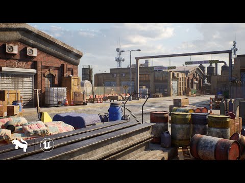 Industrial Harbour Environment | Unreal Engine | Game-Ready Assets