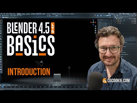 Introduction to Blender and CG Cookie - BLENDER 4.5 BASICS (part 0)