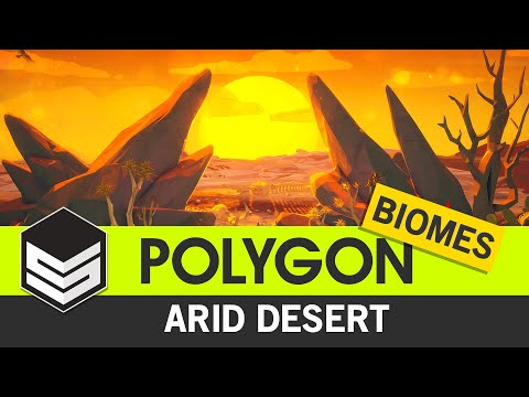 POLYGON Arid Desert - Nature Biome - Low Poly 3D Art by #syntystudios