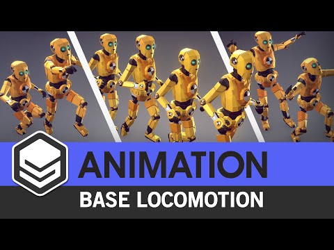 ANIMATION Base Locomotion - Animation Showcase by #syntystudios