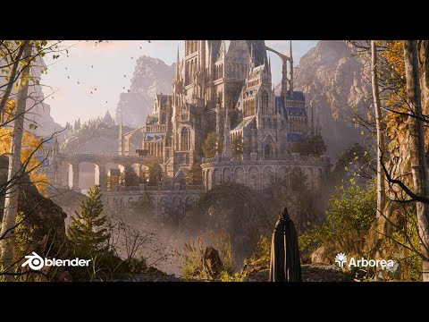 Creating Citadel of the Cliffs in Blender