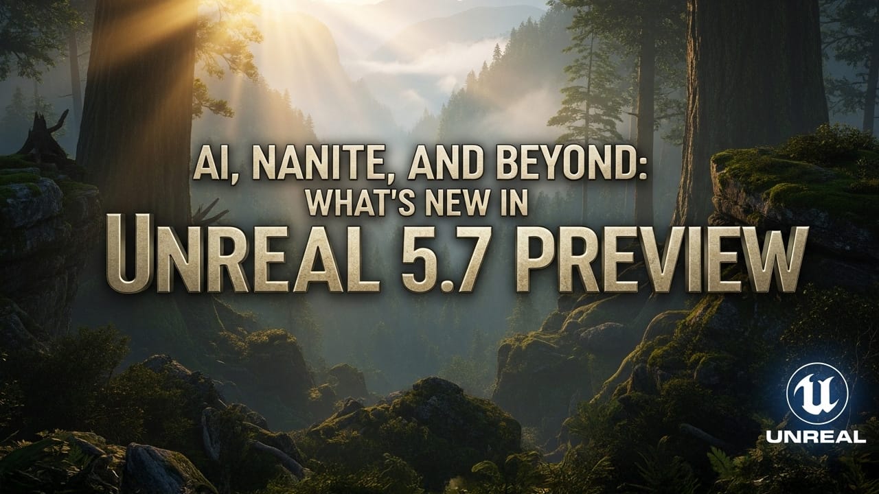 AI, Nanite, and Beyond: What’s New in Unreal Engine 5.7 Preview
