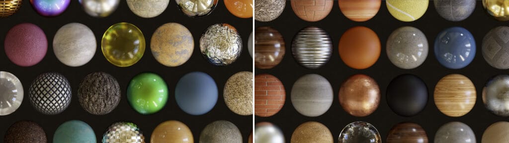 materials example from nvidia mdl library
